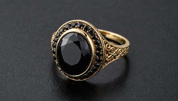 Bague pierre noire femme : élégance et brillance à petit prix